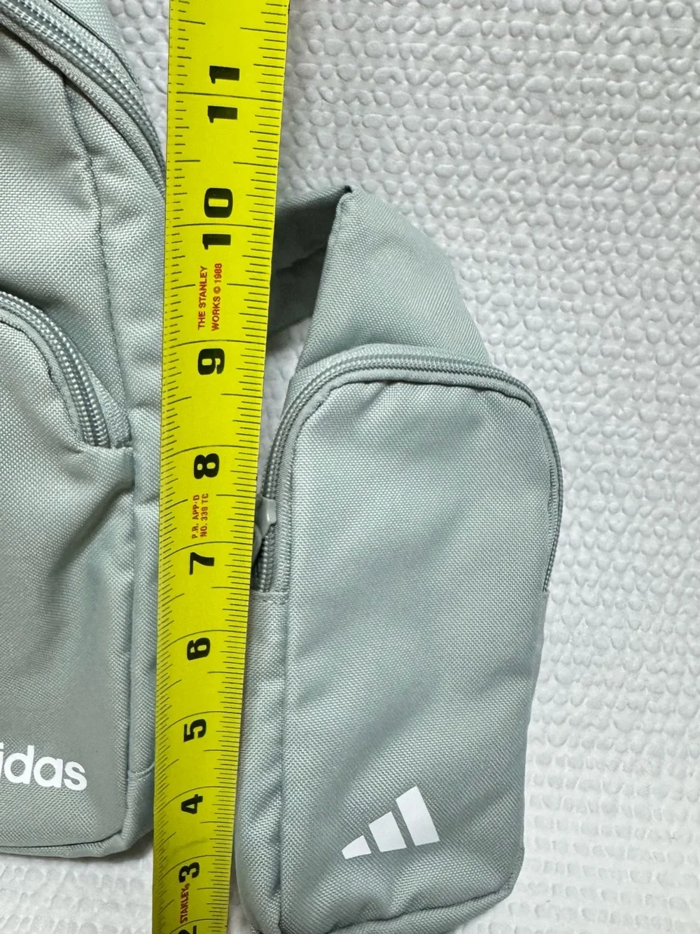 adidas Men's Mint Green Mini Backpack with Sling Pouch